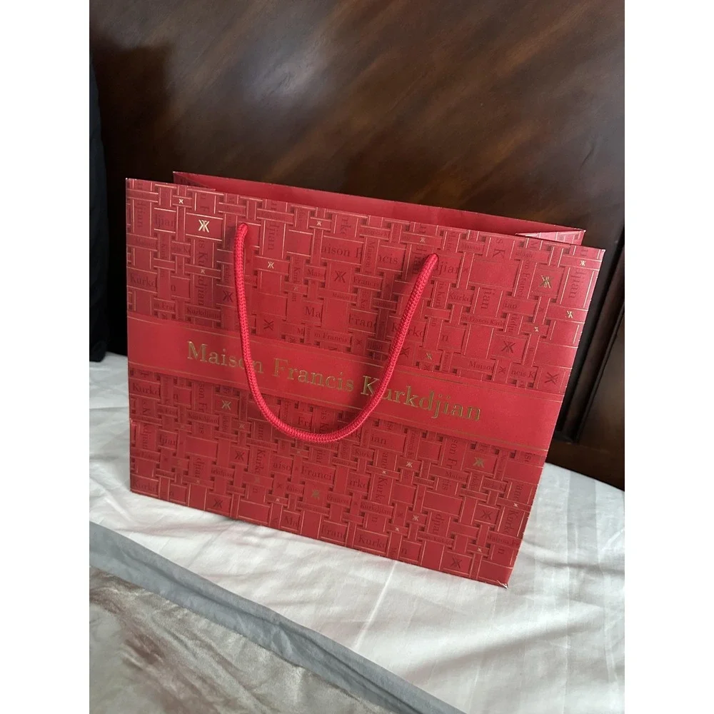 Maison Francis Kurkdjian Red‎ Paper Shopping Gift Bag Medium Rope Handles